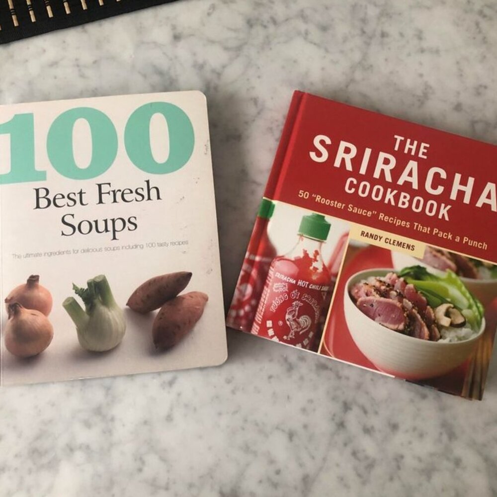 The Sriracha Cookbook and Soup Recipe Book
